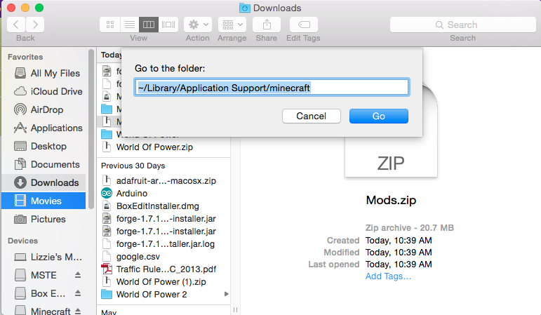 Zip for mac