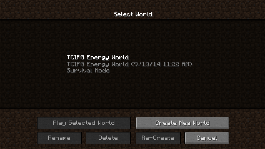 TCIPG Energy World on world select list